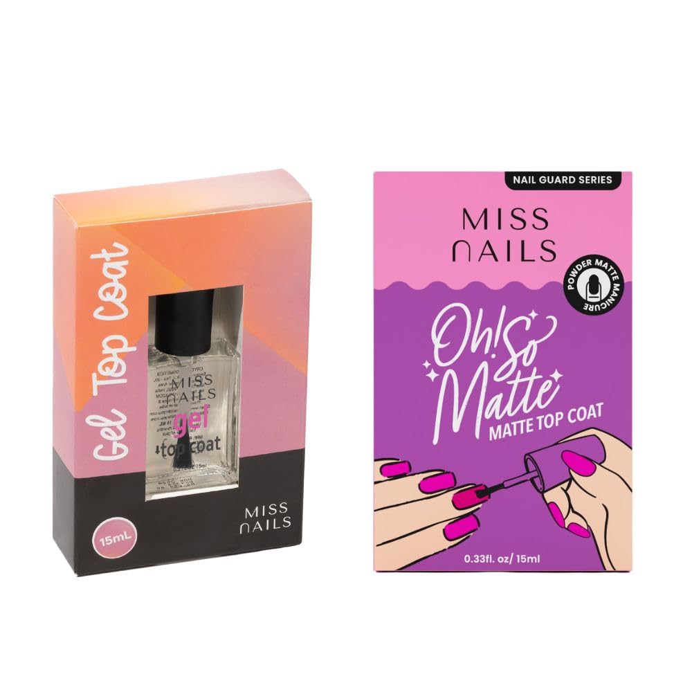 Gel & Oh So Matte Top Coat 25ml - Miss Nails-image-33