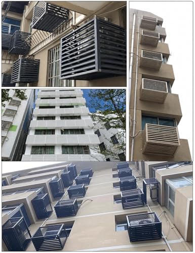 Clôture décorative pour climatiseur : masquez l'unité extérieure avec élégance - 8