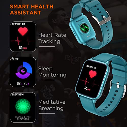 Image of Fire-Boltt Ninja 3 Smartwatch Full Touch 1.69 & 60 Sports Modes with IP68, Sp02 Tracking, Over 100 Cloud Based Watch Faces (Green)