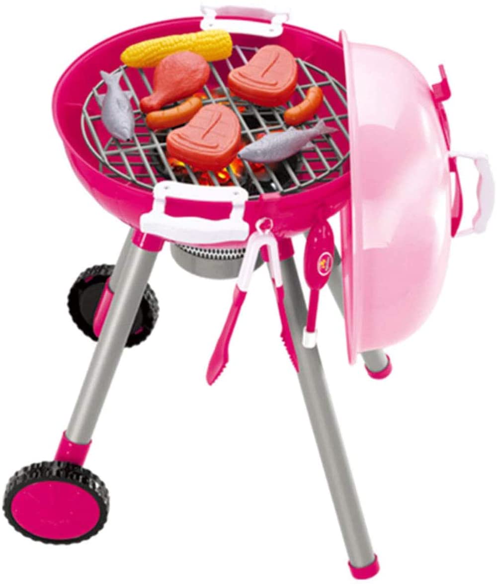 Buy Delex Kids Super BBQ Barbecue Kettle Charcoal Iron Grill Trolley