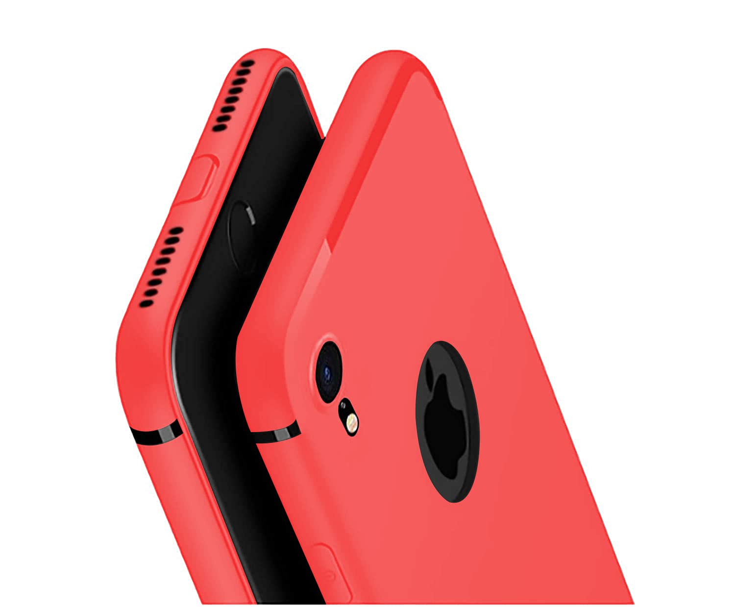 CROMBIE Soft Silicone iPhone XR Case Cover | 360 Degree Camera Protection Bump Back Case Cover for iPhone XR (TPU | Matte Red) (B09FKJDY39) Amazon Price History, Amazon Price Tracker