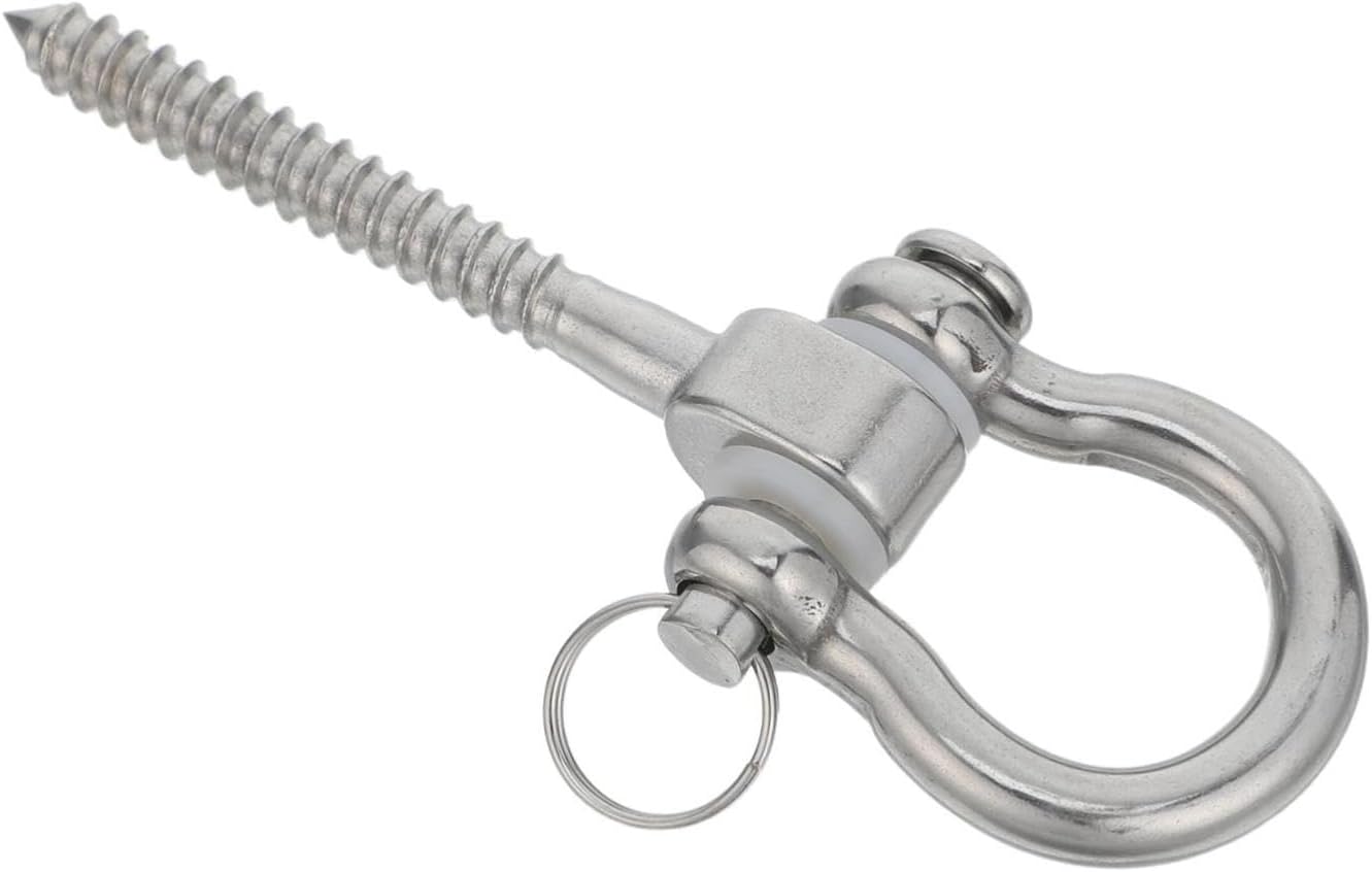 Kisangel Heavy Duty Stainless Steel Swing Hanger Hook for Punching Bag and Porch Swing, 304 Stainless Steel Sturdy Mount with Versatile Activity Compatibility and Heavy Duty Support,