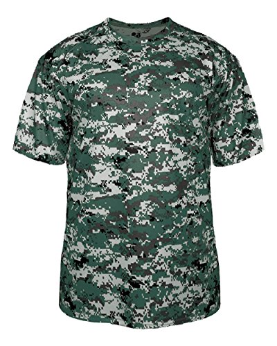 Badger Sport Adult 2XL Forrest Green Digi-Camo Moisture Wicking Jersey Uniform Shirt
