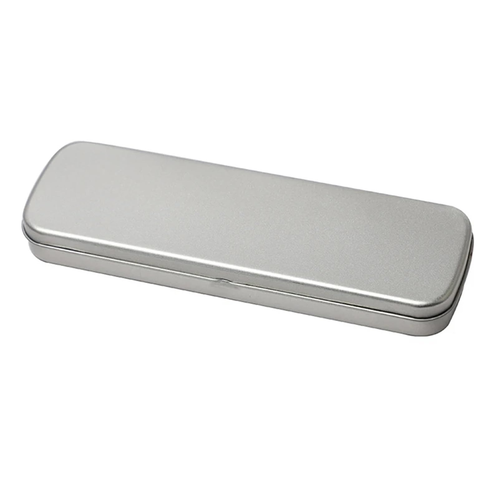ZHSOAO 3pcs Metal Pen Box Iron Versatile Pencil Stationery Students Spacious Heavy Duty Rectangular Fountain Case for Pen