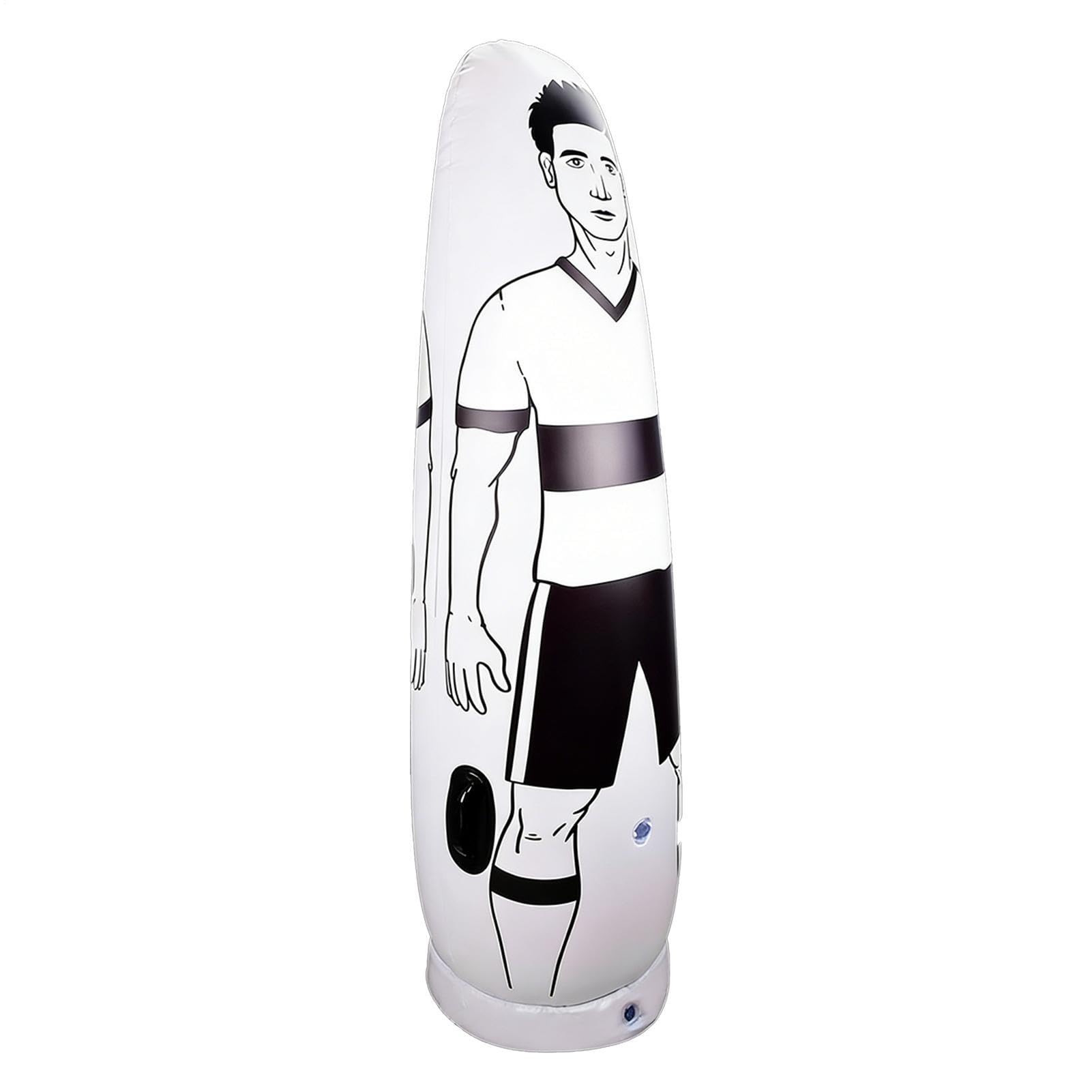 Manichino per pallone da calcio - 63/69/80 pollici, allenamento per difensore del portiere, PVC gonfiabile | Muro di difesa calci di punizione, manichino da allenamento rotolante | Strumento porta