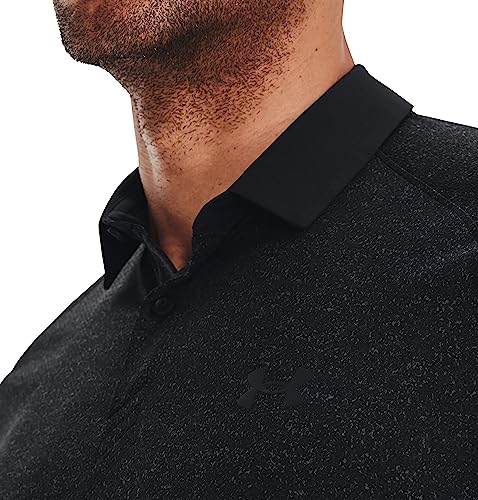 Under Armour Men's UA Iso Chill Heather Polo 1377294 (as1, Alpha, m, Regular, Regular, Black-001)3