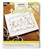 Bucilla Stamped Embroidery Kit, 8 by 10-Inch, 46276 Love on Broadcloth