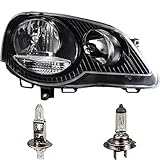 H1 12V 55W P14.5s Scheinwerfer rechts 9N3 Bj. 05-09 schwarz inkl.Philips H7+H1 inkl. Motor