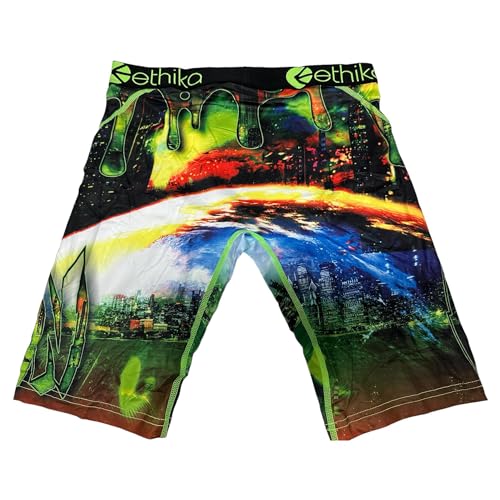 Ethika Mens Staple Boxer Brief | CHI TOWN CHICAGO #UMS196 - Size MENS SMALL Multicolor2