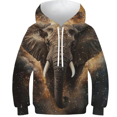 Sweat éléphant imprimé 3D ado pour remplacer les pulls tristes et sans style