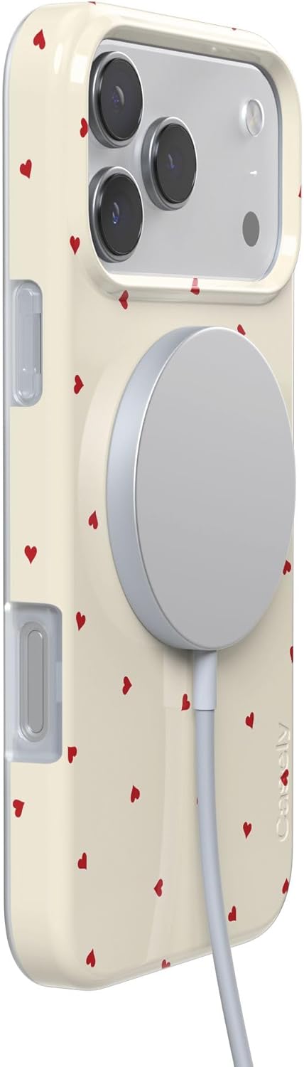 Casely iPhone 17 Pro Max Case | Be Mine | Tiny Hearts | Compatible with MagSafe | Classic Ultra Thin Design - Image 5