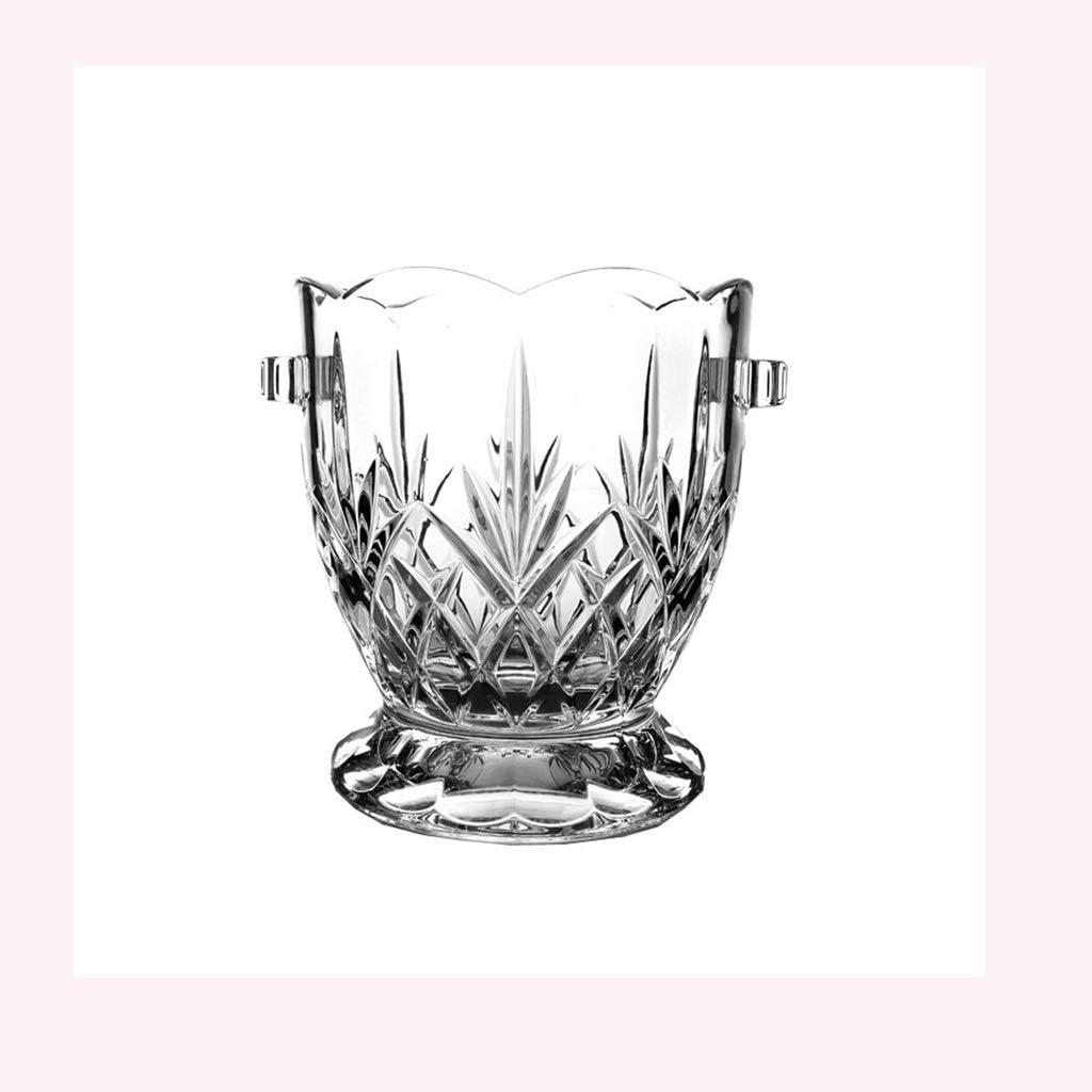 Crystal Ice Bucket - Champagne Glass Barrel, Red Wine, Beer, Cubes