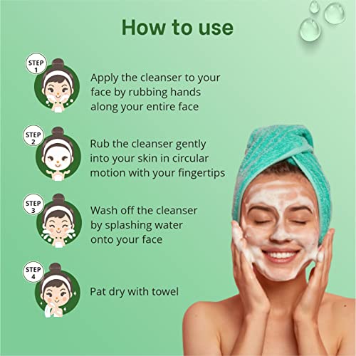 Image of Globus Naturals Aloe vera Neem Tulsi Enriched With Glycerin & Oil Control Formula Men & Women All Skin Types Face Wash 75gm (Pack of 5)