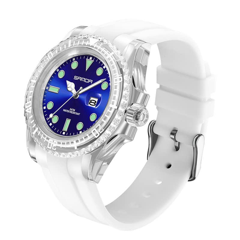 Gosasa Outdoor Sports Watches for Unisex Silicone Casual Watch Rotating Case Luminous Date Fashion Wrist Watch Waterproof Analog Display2