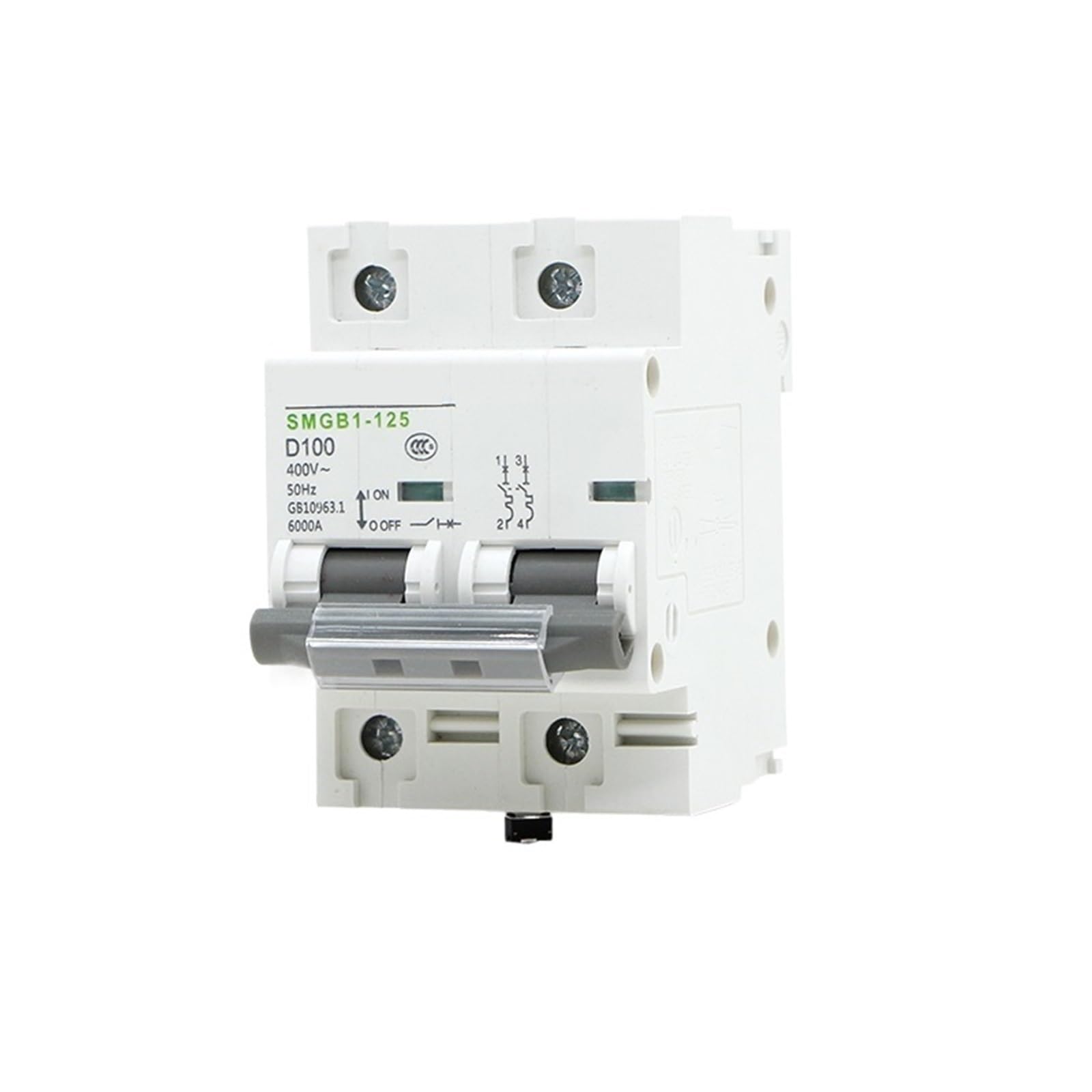 Disjoncteur miniature 100A évite les surcharges électriques sur rail DIN AC400V NISZA