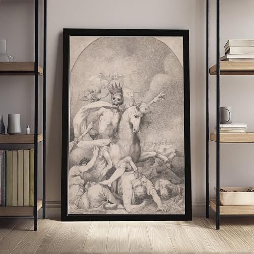 Impression sur toile John Hamilton Mortimer tableau design pour bureau