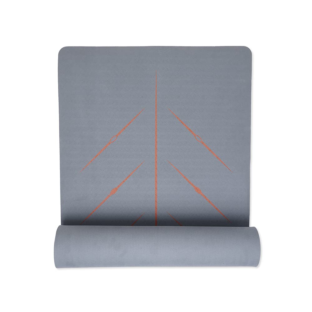 TEGO CORE Yoga Mat with GuideAlign - Extra Large, Extra 6mm thick, 72x26 Inch-Exercise, Anti Slip, Grippy for men,women (26 x 72 Inches - 6mm - Without Bag, Grey Brick) (B0C6TWG7XD) Amazon Price History, Amazon Price Tracker