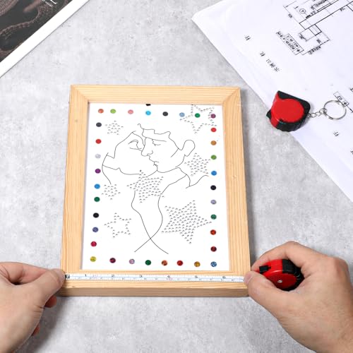 Cintas métricas mini retráctiles 4 piezas 3 pies con bloqueo miniatura 2