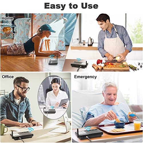 Intercoms Wireless for Home - GLCON Wireless Intercom 1 Mile Long Range 10 Channel 3 Code - Room to Room Home Intercom System for House Office Business Gate (3 Packs) [2020 New Version] - Thumbnail 5