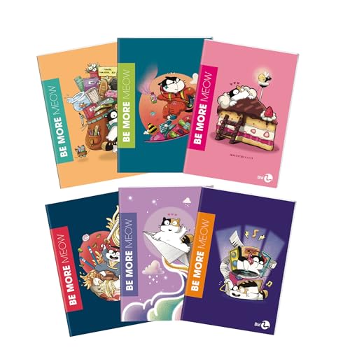 Maxi Cahier A4 motif chats pour organiser les cours des élèves de CM1 et CM2