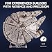 UGEARS Star Wars ™ Millennium Falcon™ Wooden 3D Puzzles for Adults - DIY Mechanical Model Kit, 3D Puzzle Brain Teaser Puzzles for Adults, Wood Model Building Kits, Hobbies for Men and Women