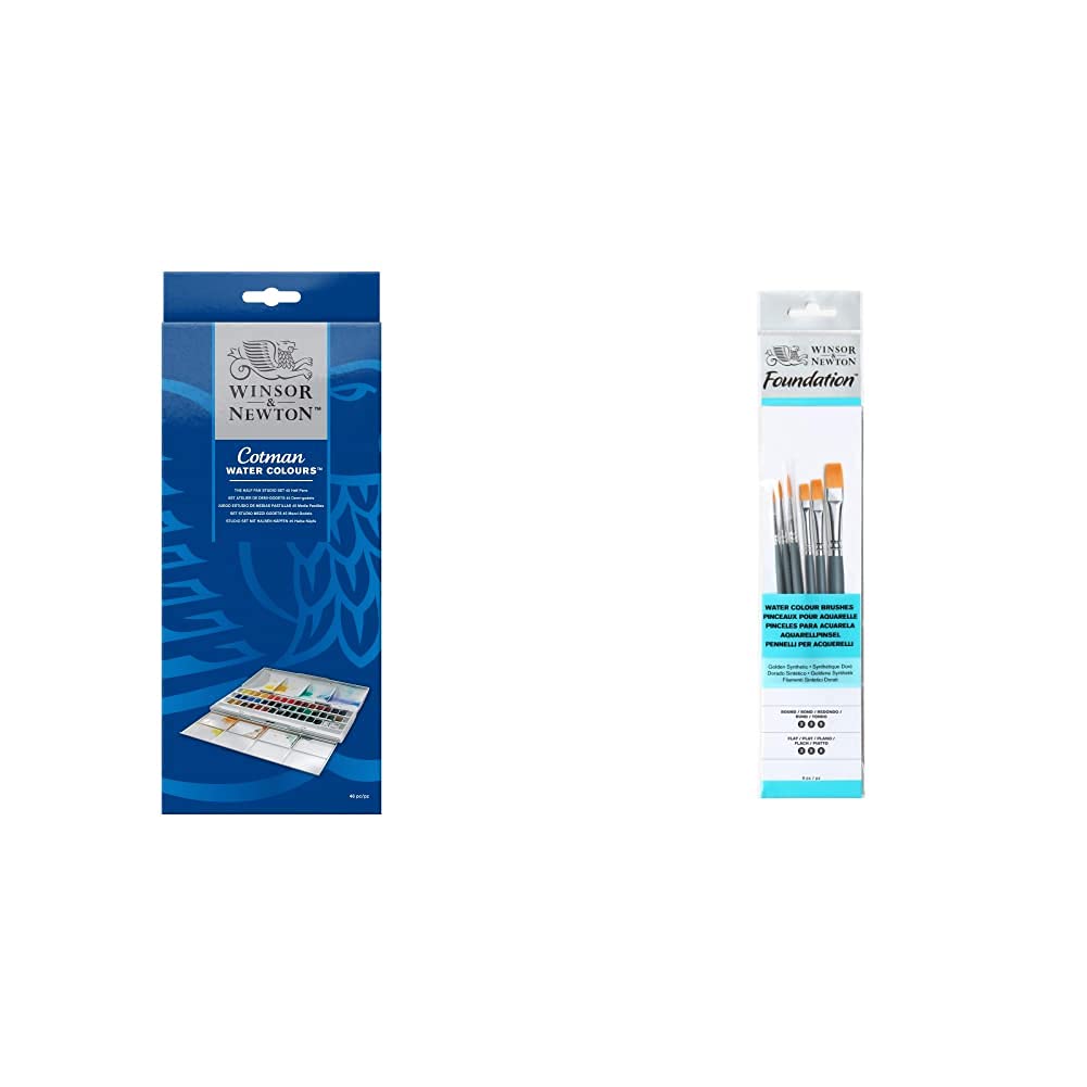 Set - Scatola Tascabile Winsor & Newton Cotman da 12 mezzi godet assortiti - Ditta G.Poggi