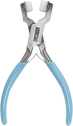Miniatura 2 de ABBECIAO Alicates para doblar pulsera de nailon con 12 unidades de aluminio anodizado con bordes desbarbados de 38 x 6 pulgadas - 14ga. Grueso para