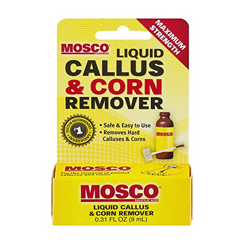 Mosco Liquid Callus & Corn Remover | Maximum Strength Salicylic Acid | 0.3 oz | Pack of 6