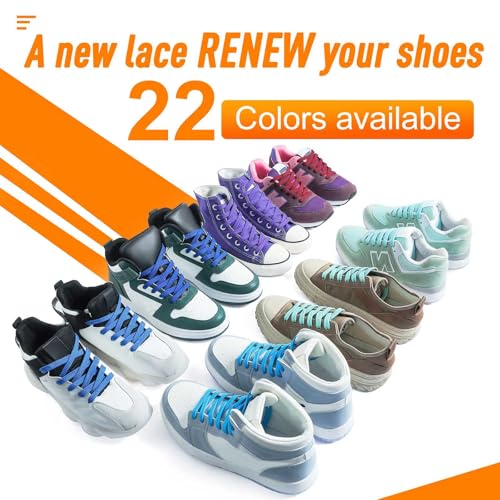 Image of VSUDO Flat Sneaker Shoe Lace, Flat Shoe String for Sneaker, Athletic Shoelace