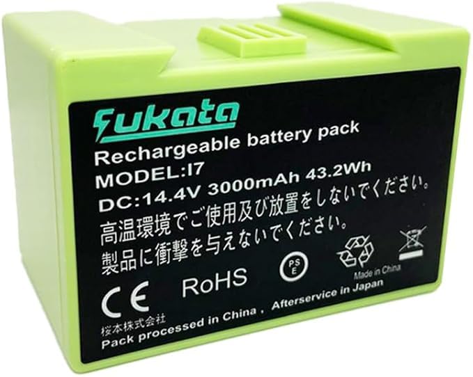 Amazon.co.jp: ルンバ 14.4V 3000mAh 交換用バッテリー アイロボット