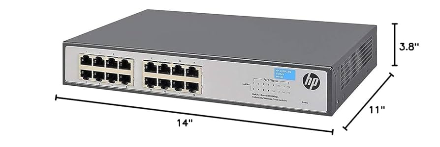 Amazon.com: HPE Networking BTO JH016A#ABA 1420-16G Switch US