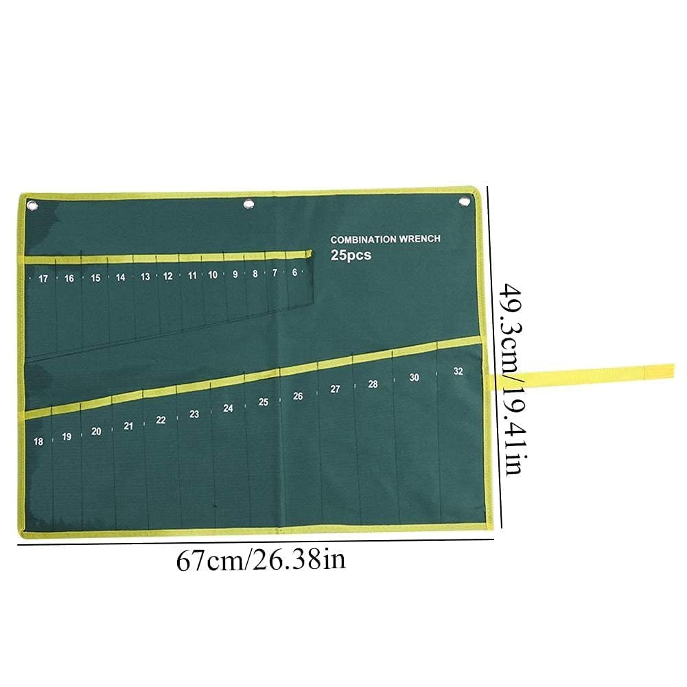 Angoily Rollo Tiradores Cajones Madera Bolsa De Llave Inglesa
