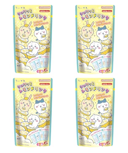 【4個セット】ち い か わ シュワッと レモンドリンク レモン味 粉末清涼飲料 食玩のサムネイル