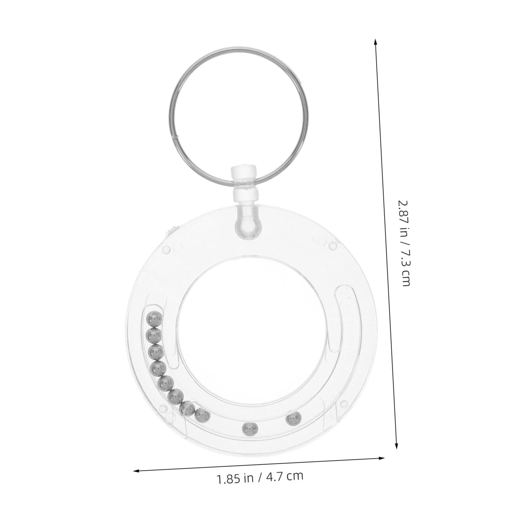 BESTonZON Parent- Interactive Trick Fun Coin Escape Beginner Trick Prop Coin Escape Trick Prop Beginner Coin Disappearing Props Coin Escape Transparent Plastic