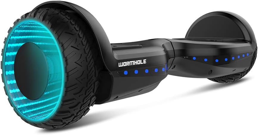 WORMHOLE Off Road Hoverboard Dual Motors Electric Self Balancing Scooter 6.5" Two Wheel Self Balancing Hoverboard