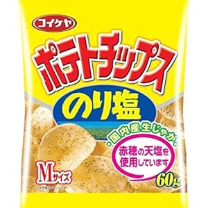湖池屋 ポテトチップス のり塩 63g×12個