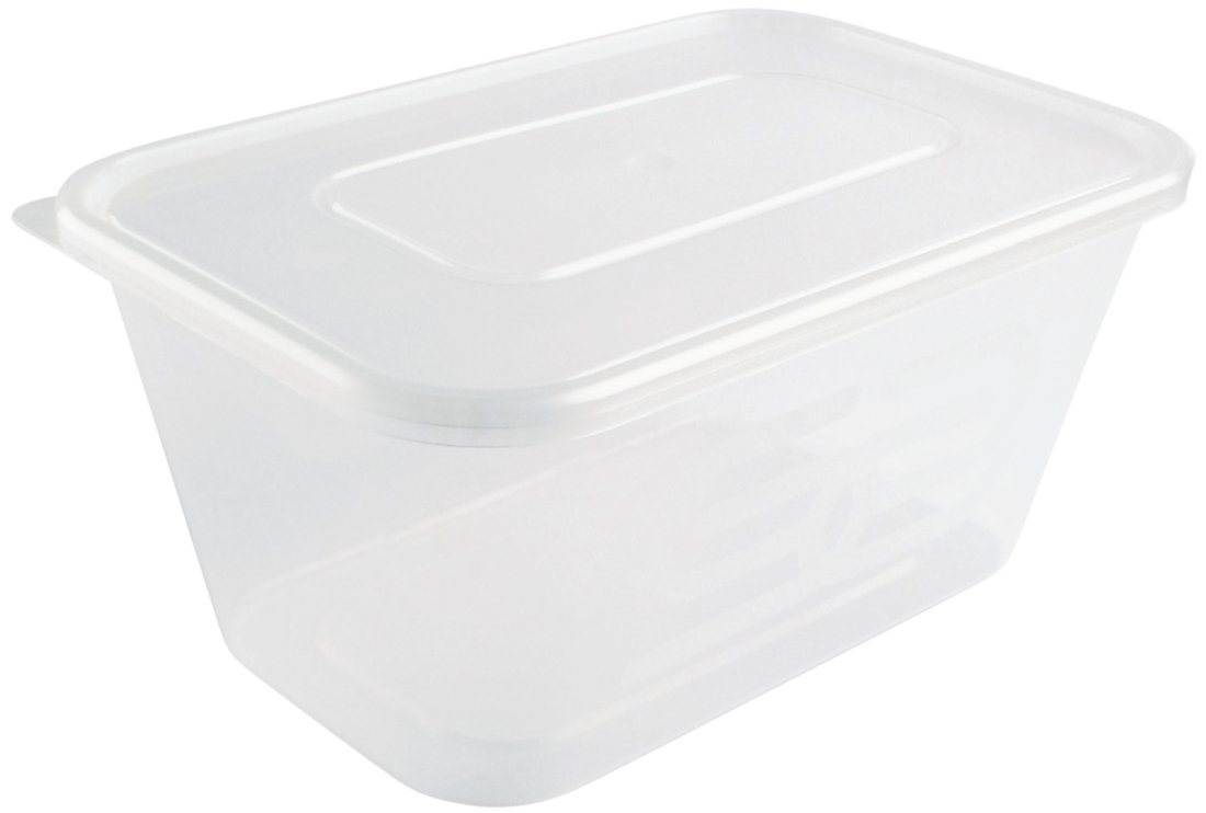 Premium Takeaway Container with Lid - 1000ml (Pack 250)