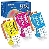 364XL 364 XL Druckerpatronen Kompatibel für HP 364 XL Patronen für Photosmart 5520 5510 6510 6520 7510 7520, Deskjet 3520 3070A 3522, Officejet 4610 4620 4622 (2 Cyan/Magenta/Gelb)