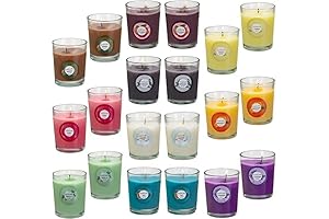 20 Pack Scented Candles Gift Set with 10 Fragrances