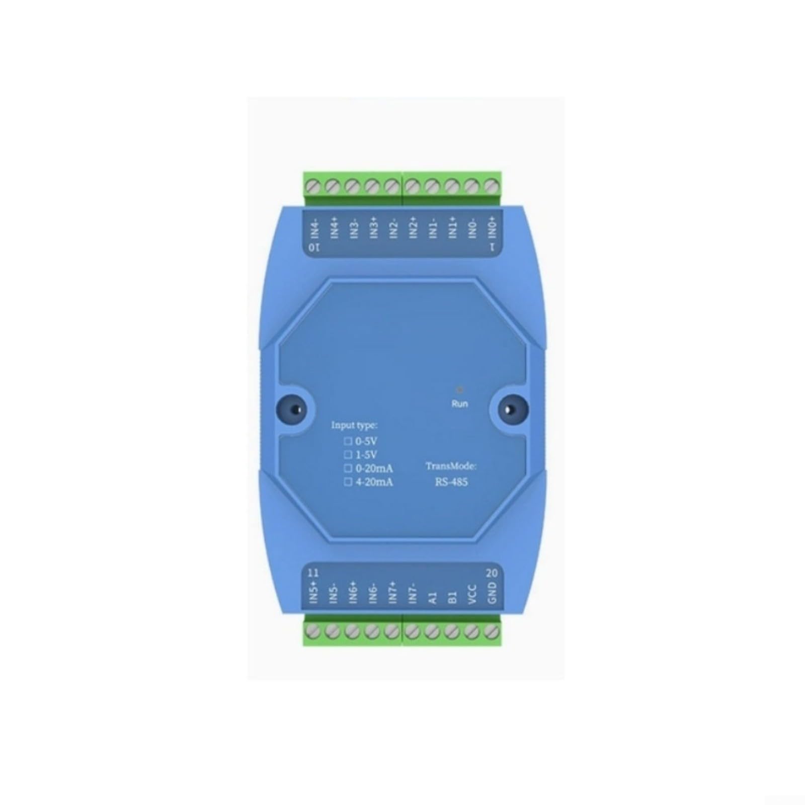 Modulo di acquisizione ingresso analogico 8 canali 4-20mA e 0-5V al convertitore RS485 per sistemi industriali (4-20mA)