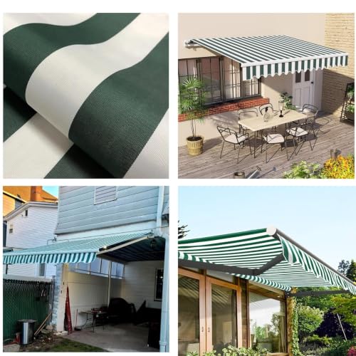 Lona de repuesto retráctil para toldo de patio exterior jardín y terraza UV 8