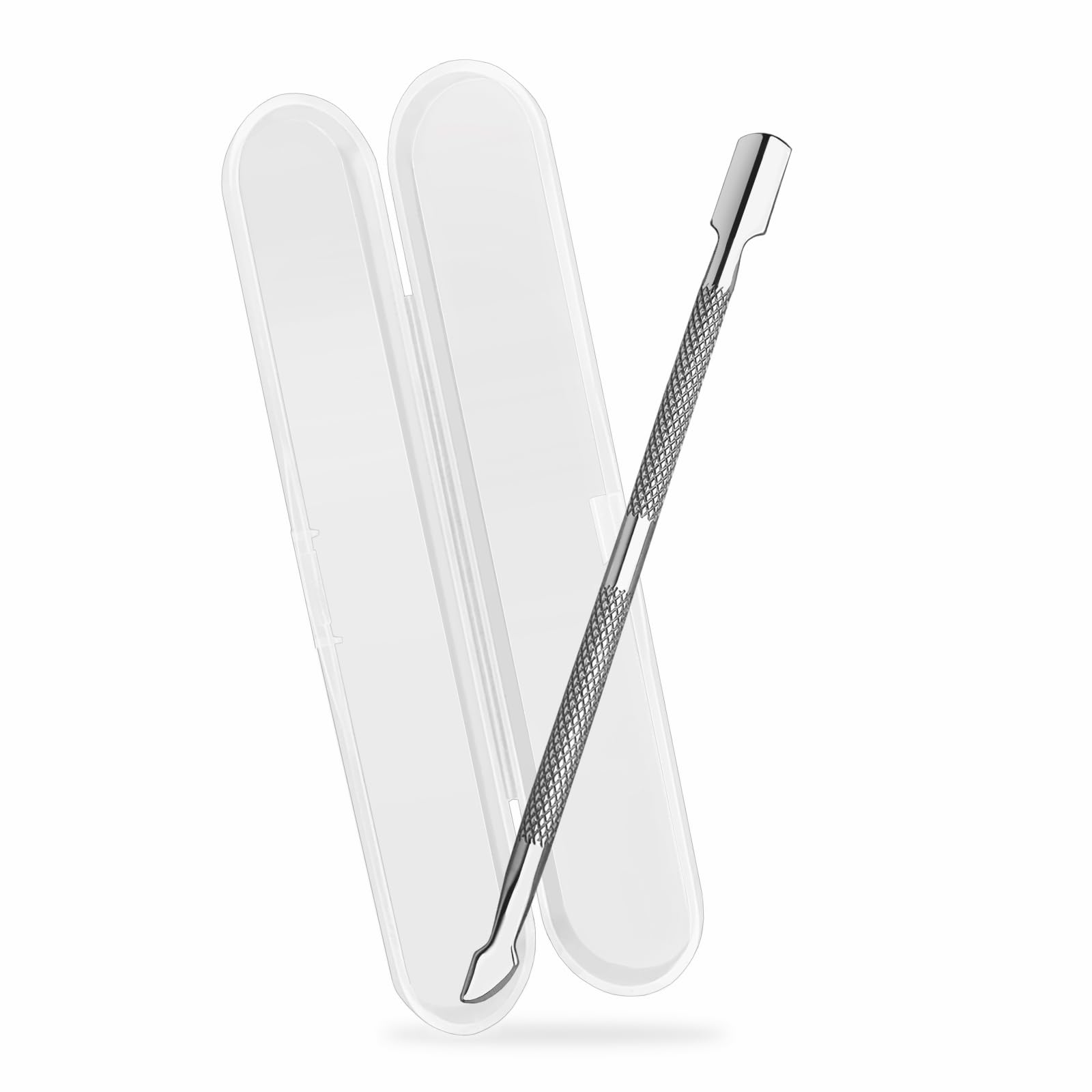 Professional Cuticle Remover Tool, Metal Cuticle Pusher and Scraper, Dual-Sided Cuticle Remover for Manicure and Pedicure