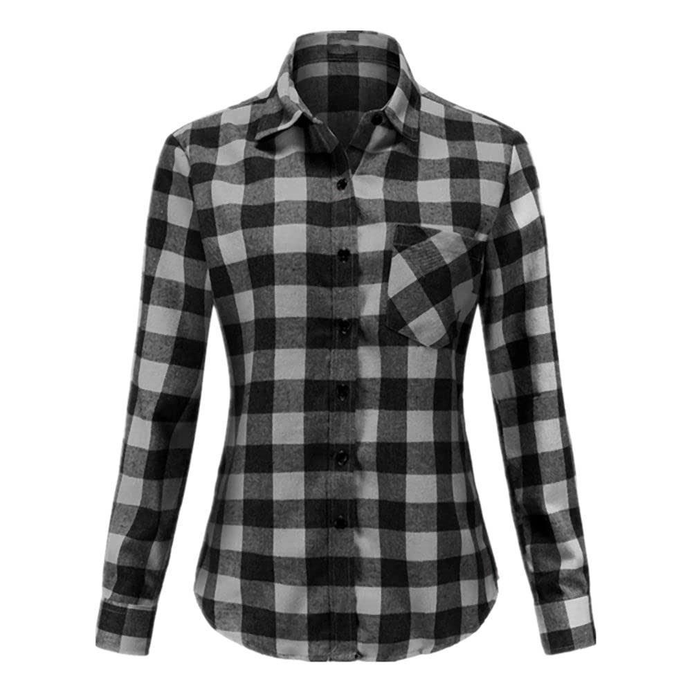 Dioufond Autumn Winter Shirt Women Loose Blouse Female Sleeve Blouses