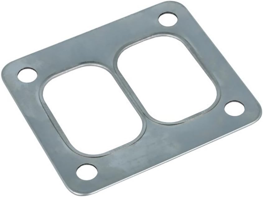 GenericABCDEFG Divided T4 Turbo Turbocharger Inlet Twin Scroll Gasket Stainless Steel Turbine Garrett Precision PTE Turbonetics (Divided T4 Gasket)