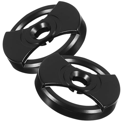 Housoutil Lot de 2 adaptateurs de disque ronds pour tourne-disques, accessoire esthétique et durable, compatible avec la plupart des marques de lecteurs de vinyle
