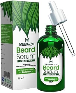 Meenazo Beard Growth Serum for Men with 3X Redensyl – Fast Beard Growth Serum for Thicker, Fuller & Patchy Beard – Non-Sti Price In India