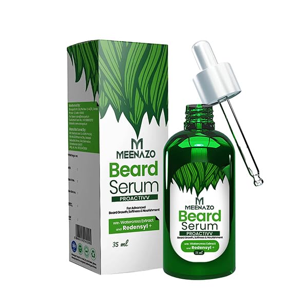 Meenazo Beard Growth Serum for Men with 3X Redensyl – Fast Beard Growth Serum for Thicker, Fuller & Patchy Beard – Non-Sti... - Review, Price and Buying Guide