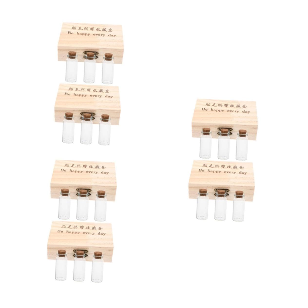 Alasum 3juegos Caja De Conservación De Recuerdos Para Bebés Almacenamiento De Cabello y Elegante Caja Para Preservación De Umbilical y Recuerdos Infantiles Diseño Seguro y