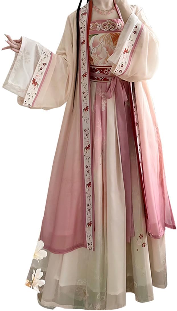 Ez-sofei Women Chinese Traditional Ancient Hanfu Dress Stage Performance Cosplay Costumes