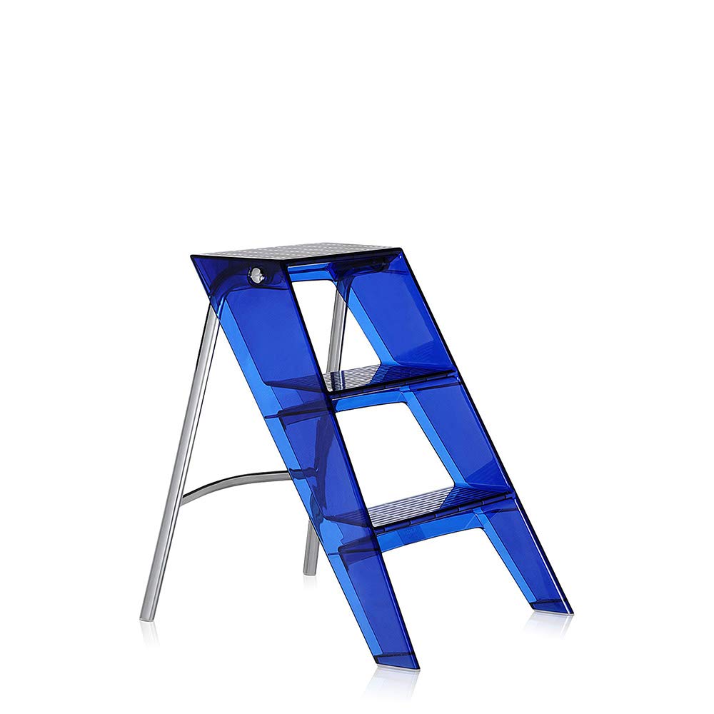 Amazon.com: Kartell Upper 703072 Folding Step Ladder Cobalt Blue